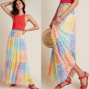 NWT Verb by Pallavi Singhee | Anthropologie Alina Maxi Skirt | Size	6
